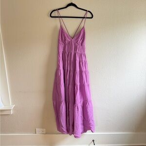 Abercrombie & Fitch Lilac Maxi Dress